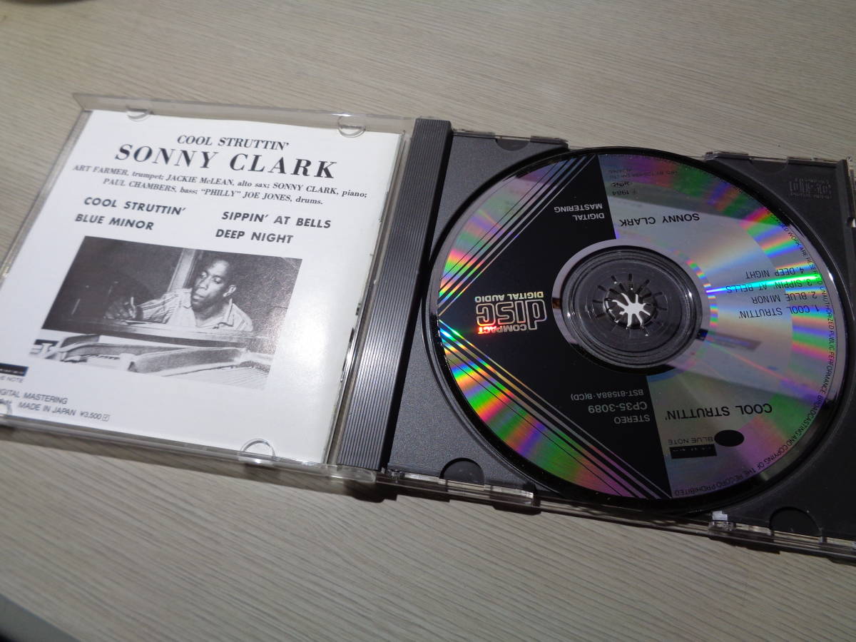 ソニー・クラーク/クール・ストラッティン(TOSHIBA-EMI/BLUE NOTE:CP35-3089 \3.500 CD/1A3 STAMPER/SONNY CLARK,COOL STRUTTIN'_画像2
