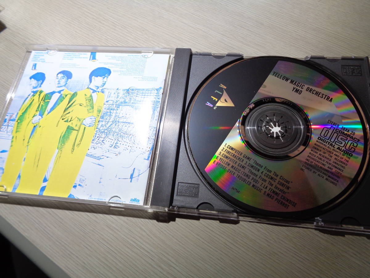 イエロー・マジック・オーケストラ/YMO(1984 ALFA RECORDS:38XA-20 ¥3.800 FIRST PRESSING CD/11A1 STAMPER/YELLOW MAGIC ORCHESTRA_画像2