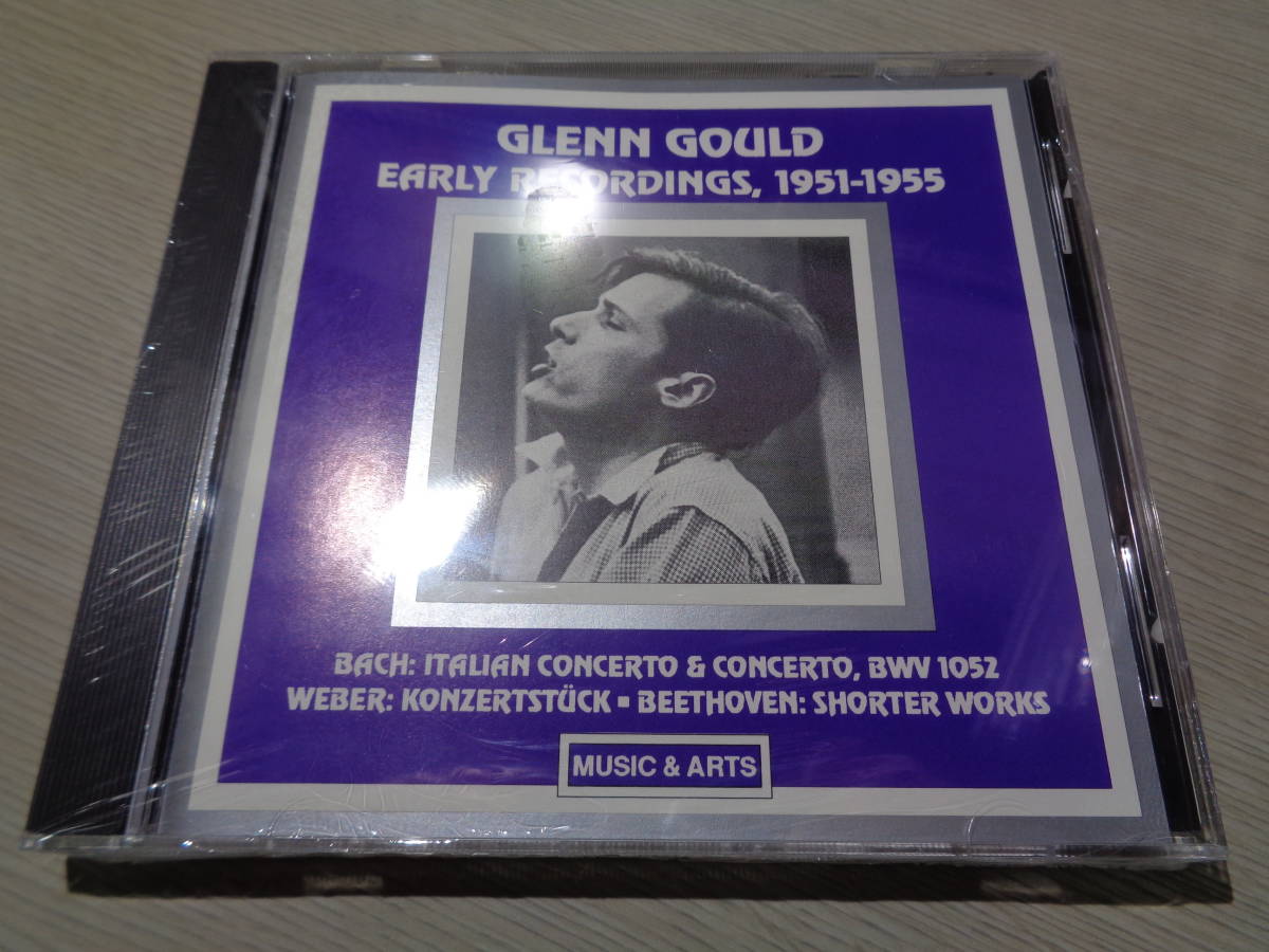未開封/グレン・グールド,GLENN GOULD EARLY RECORDINGS, 1951-1955/BACH:CONCERTO NO.1(SIR ERNEST MACMILLAN) etc.(MUSIC & ARTS:CD-694_画像1