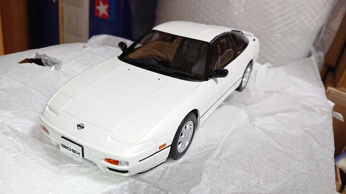 ★ レア？ 新品同様 OTTO 京商 1/18 日産 180SX (ホワイト) OTM718 ★_画像1