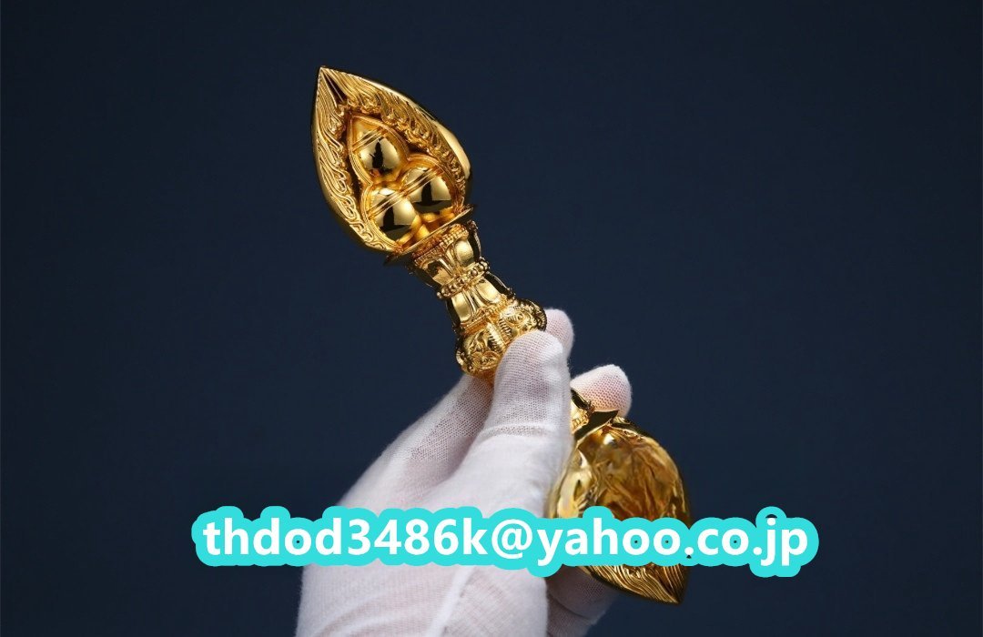 密教法具寺院用仏具」極上品真言宗金剛杵宝珠杵仏教工芸品真鍮製 密教法具寺院用仏具」極上品真言宗金剛杵宝珠杵仏教工芸品真鍮製