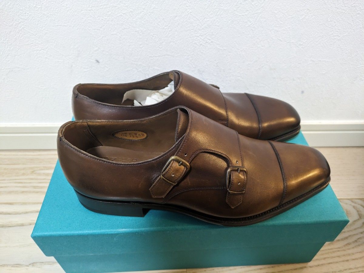 未使用品 EDWARD GREEN ダブルモンク ウエストミンスター7E 未使用品 EDWARD GREEN ダブルモンク ウエストミンスター7E