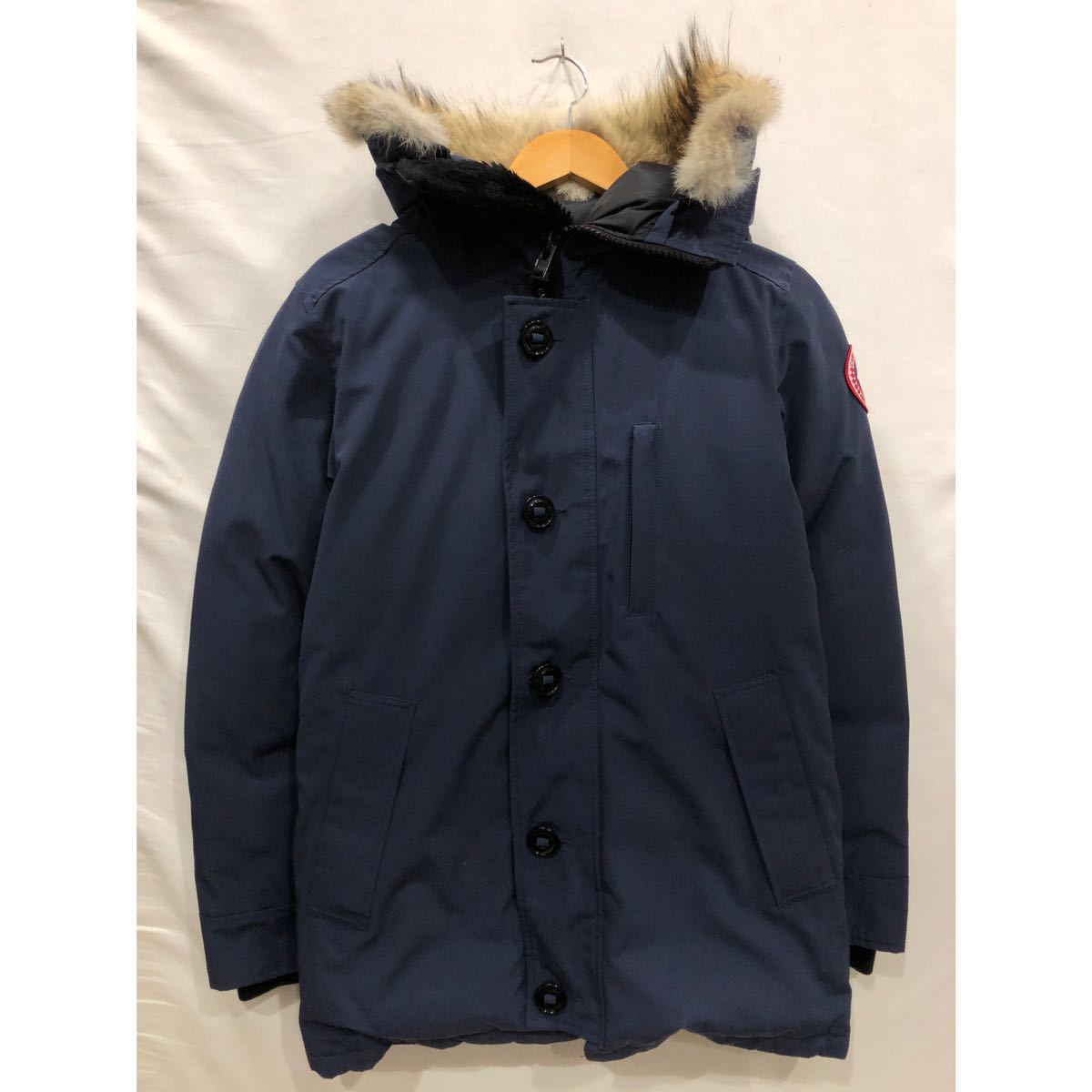 【CANADA GOOSE】 ダウンジャケット カナダグース S 紺 ネイビー ポリエステル 3438JM R ts202401_画像1