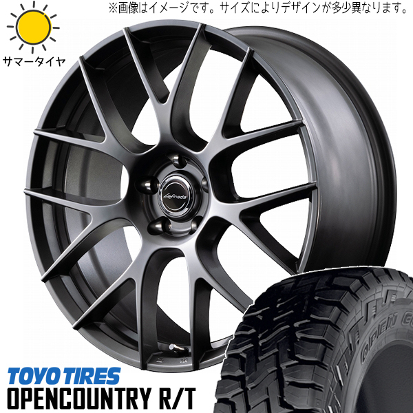 新品 アルファード ヴェルファイア 40系 225/60R18 OPENCOUNTRY R/T レフィナーダ 18インチ 7.0J +40 5/120 サマータイヤ ホイール 4本SET_画像1