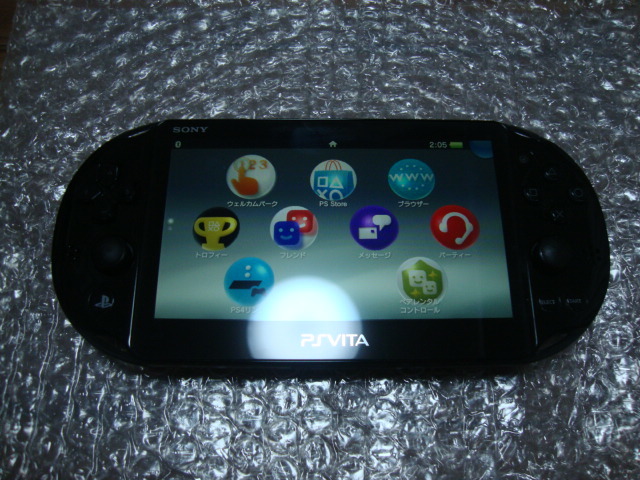 ★ PlayStation Vita Wi-Fiモデル ブラック PCH-2000ZA11 PS Vita SONY ★_画像1