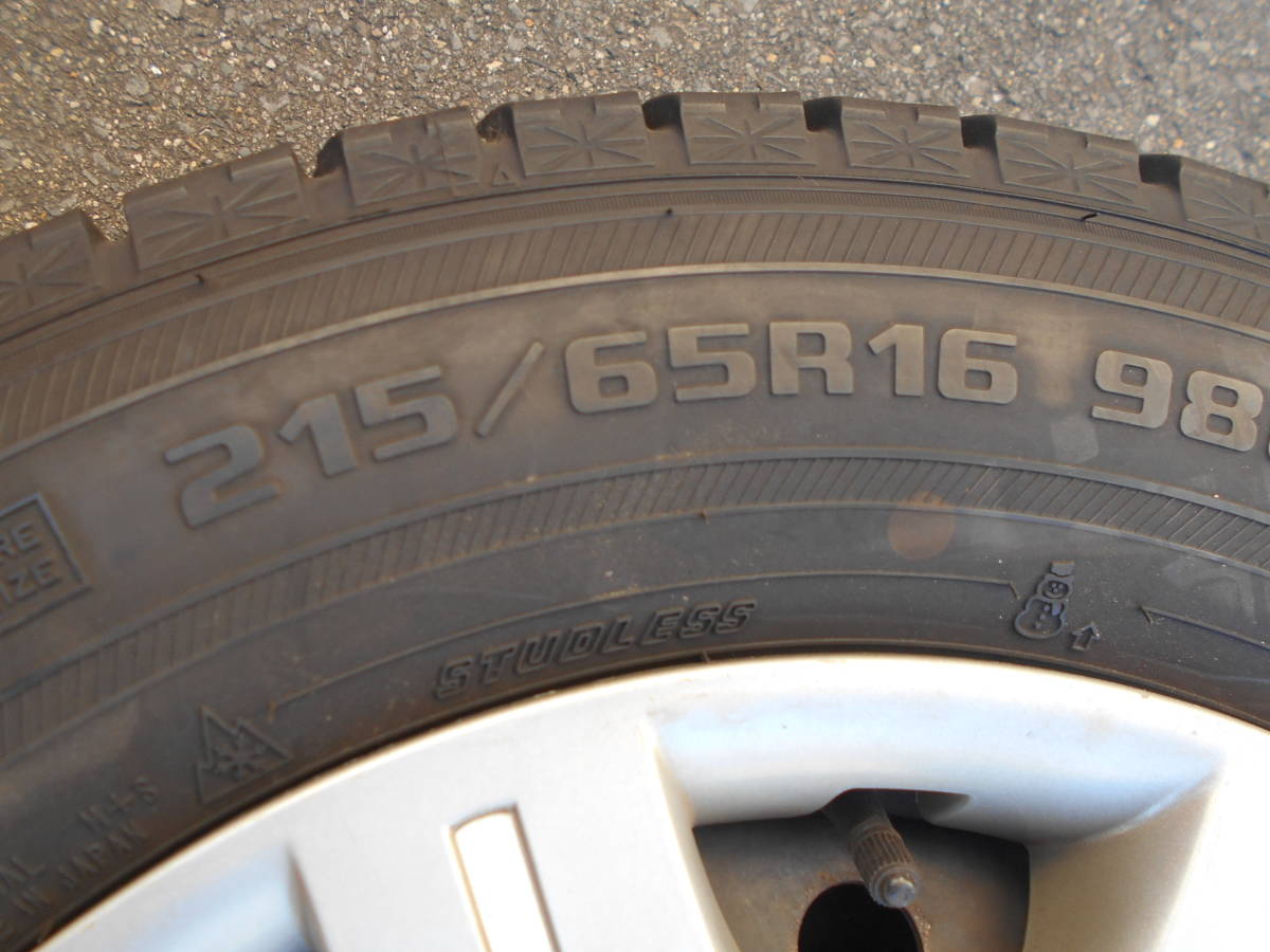 ☆【60111】E51 エルグランド スタッドレス４本 グッドイヤーアイスナビ６ 215/65R16♪☆_画像6