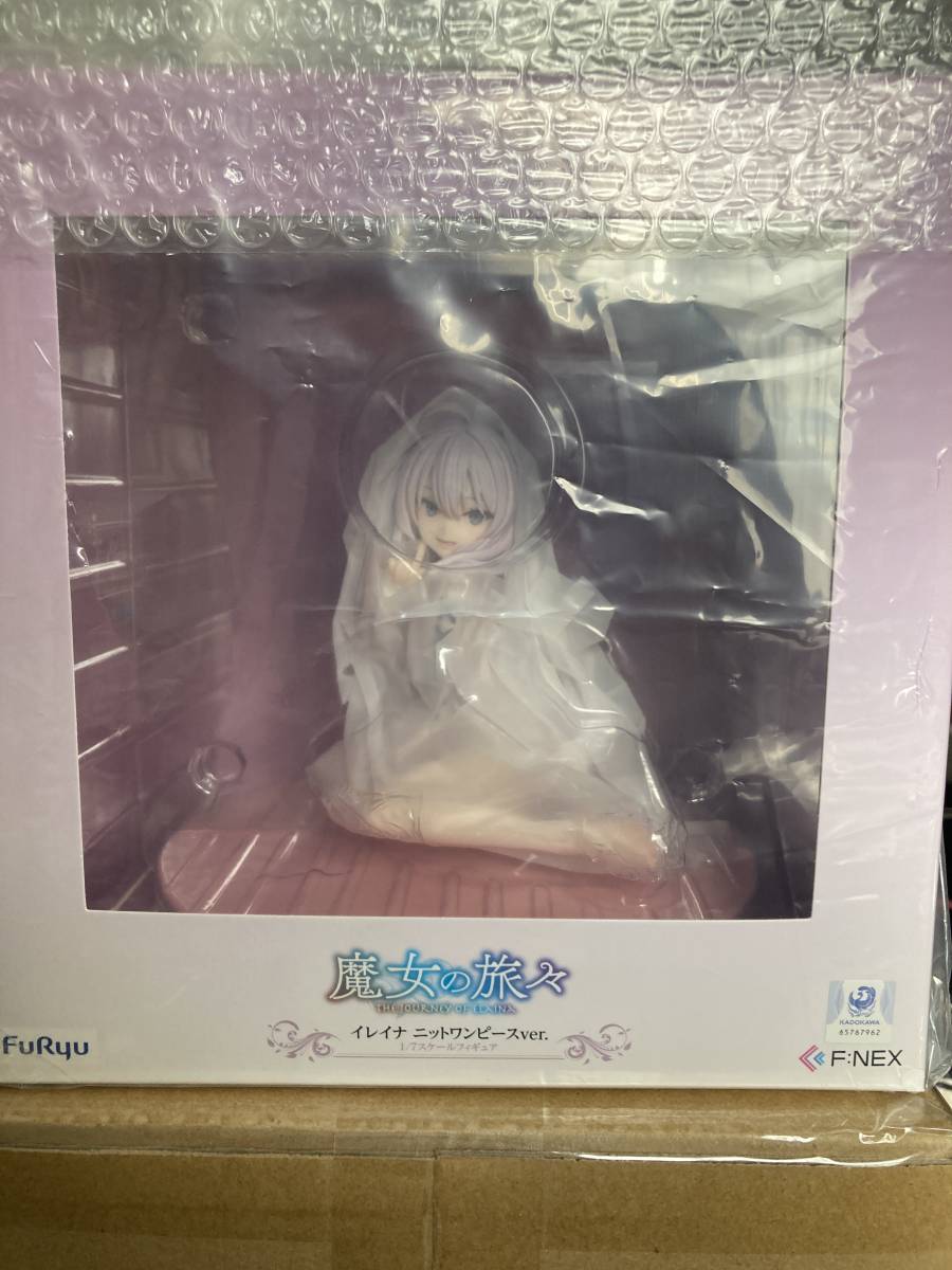 フリュー 魔女の旅々 イレイナ ニットワンピースver. 1/7スケール PVC製 完成品 フィギュア 新品未開封品_画像4