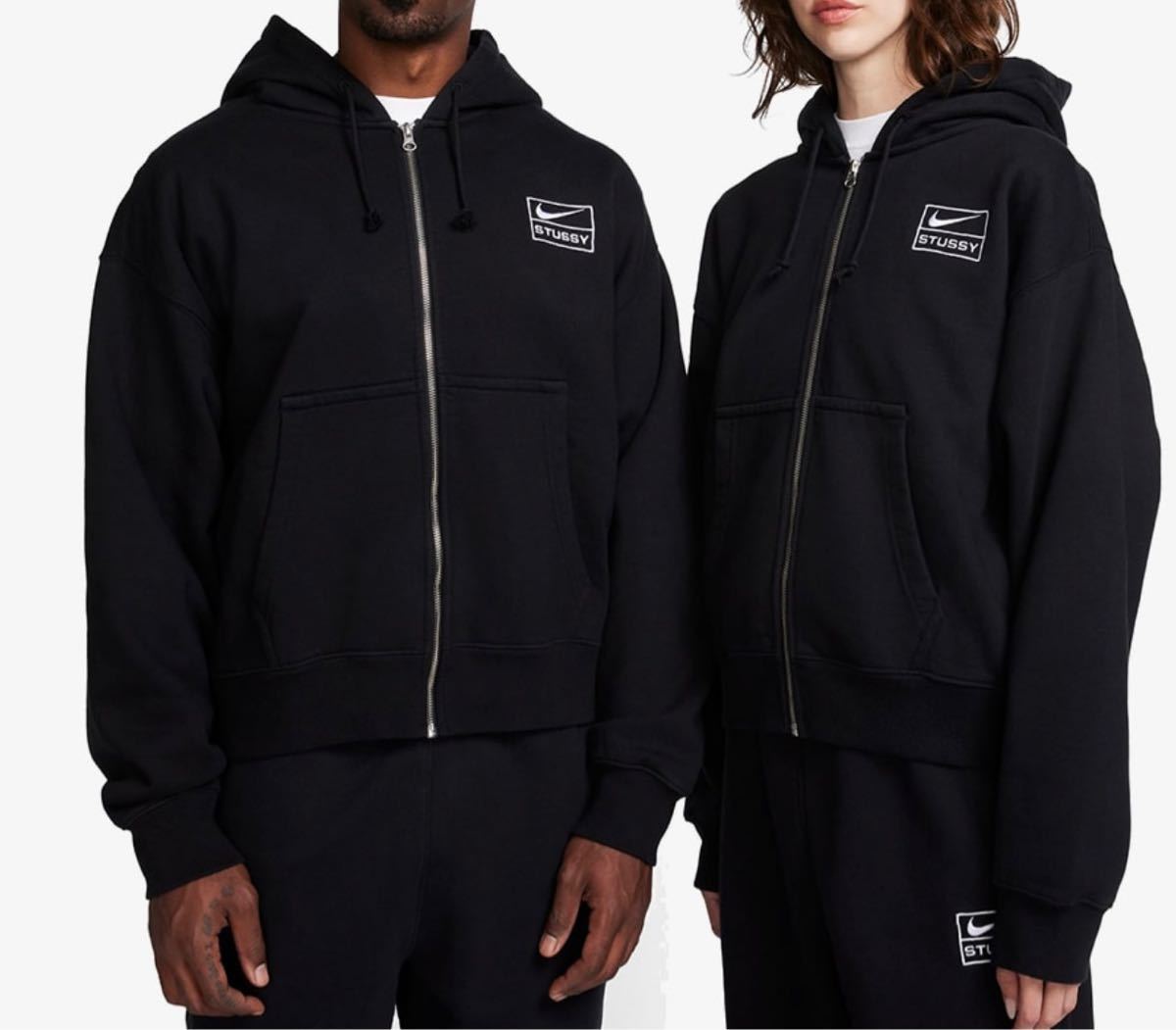 完売品 NIKE x Stussy コラボ ウォッシュ加工フルジップパーカー 完売品 NIKE x Stussy コラボ ウォッシュ加工フルジップパーカー