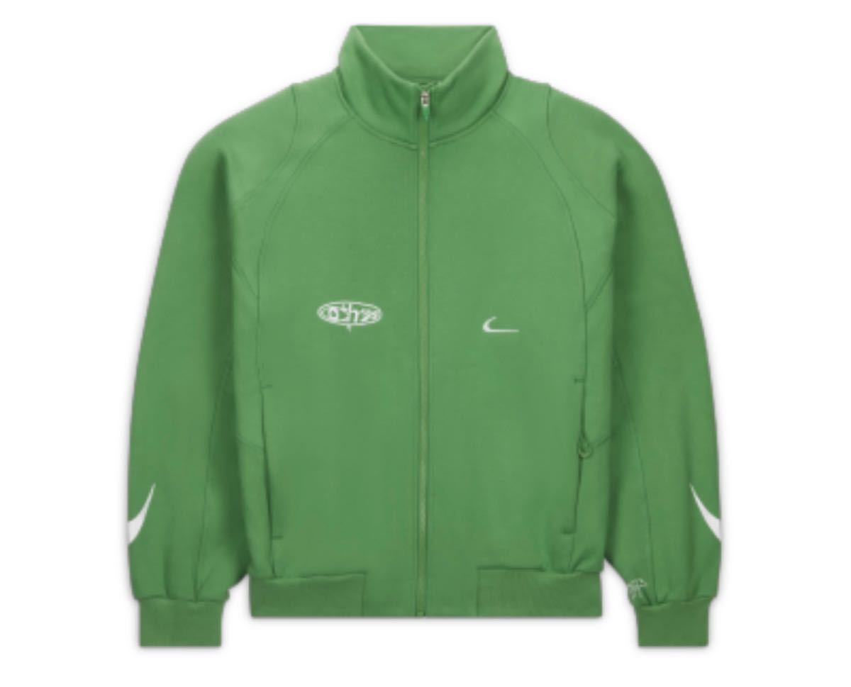 完売品 NIKE x OFF-WHITEトラックジャケット グリーン XLサイズ タグ付