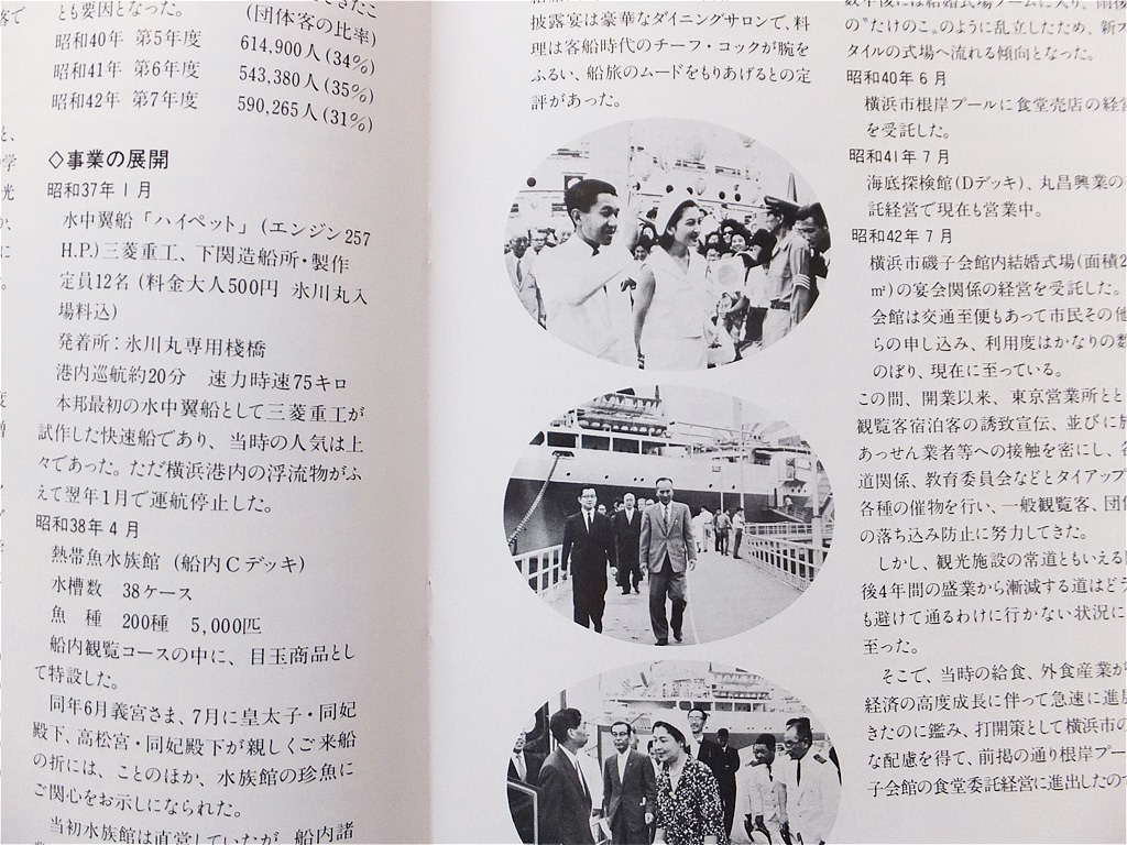 ■横浜市『氷川丸マリンタワー株式会社　２０年の歩み』社史　記念誌　昭和５６年　非売品_画像7