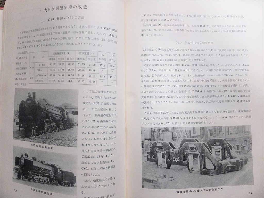 ■『五十年史』日本国有鉄道　浜松工場　昭和３７年　記念誌　非売品_画像2