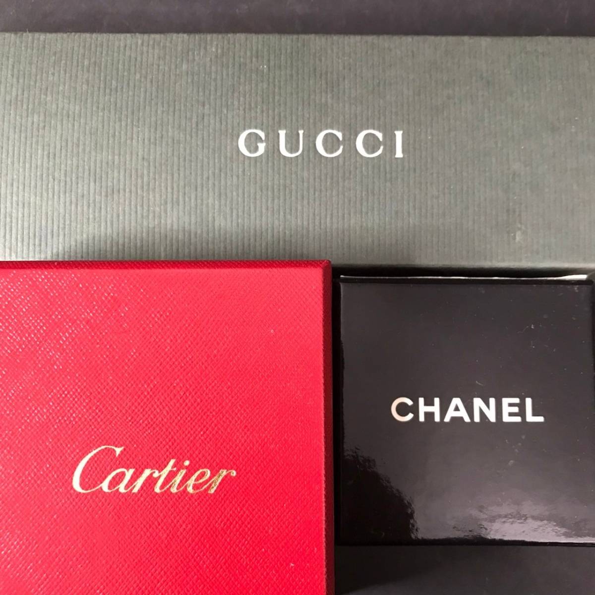 ER1207-10-3 ブランド ショッパー 箱 まとめ GUCCI グッチ CHANEL シャネル Cartier カルティエ LOUIS VUITTON ルイヴィトン 140サイズ_画像3