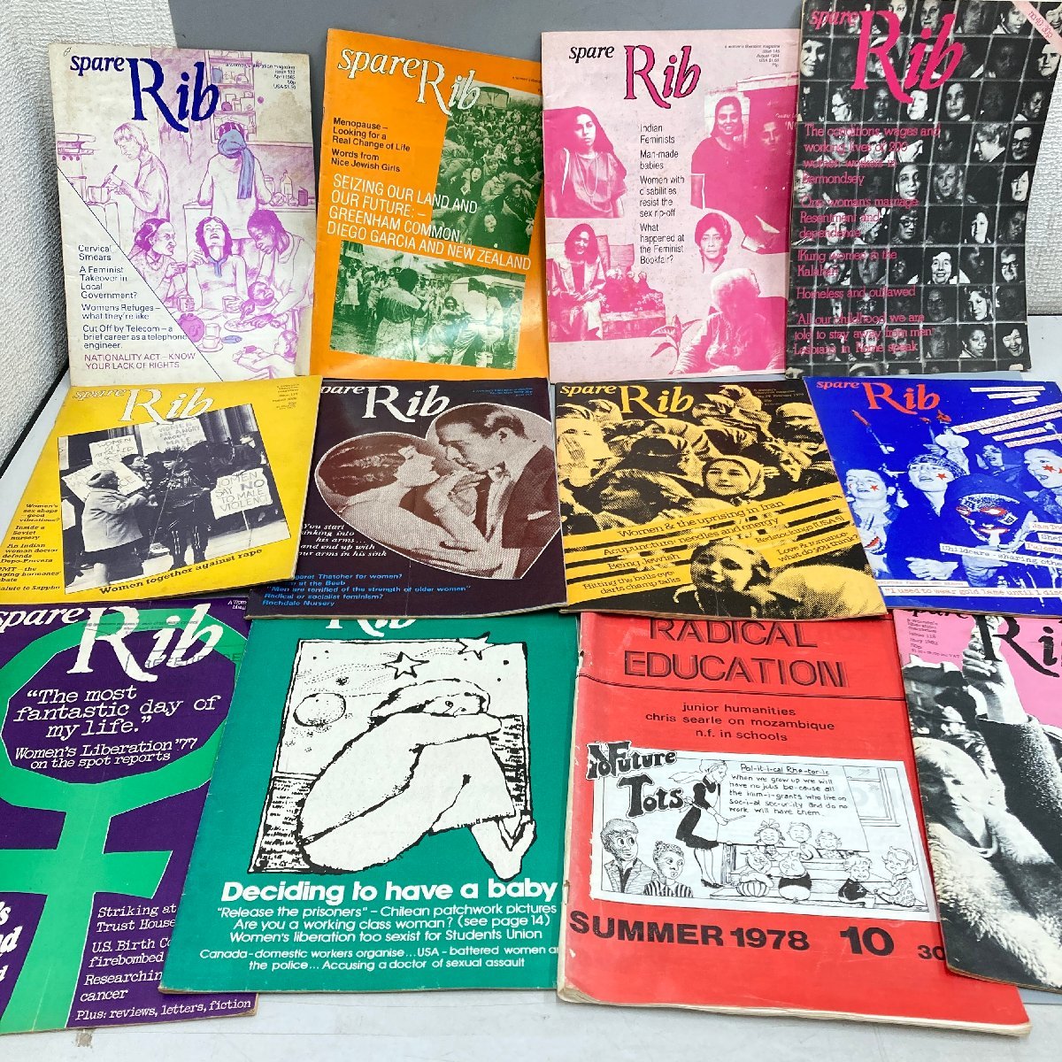 ◆◇[5] フェミニズム 女性解放 雑誌 ７０年代 ８０年代 spareRib ５０冊 まとめて 05/122705ｍ◇◆_画像5