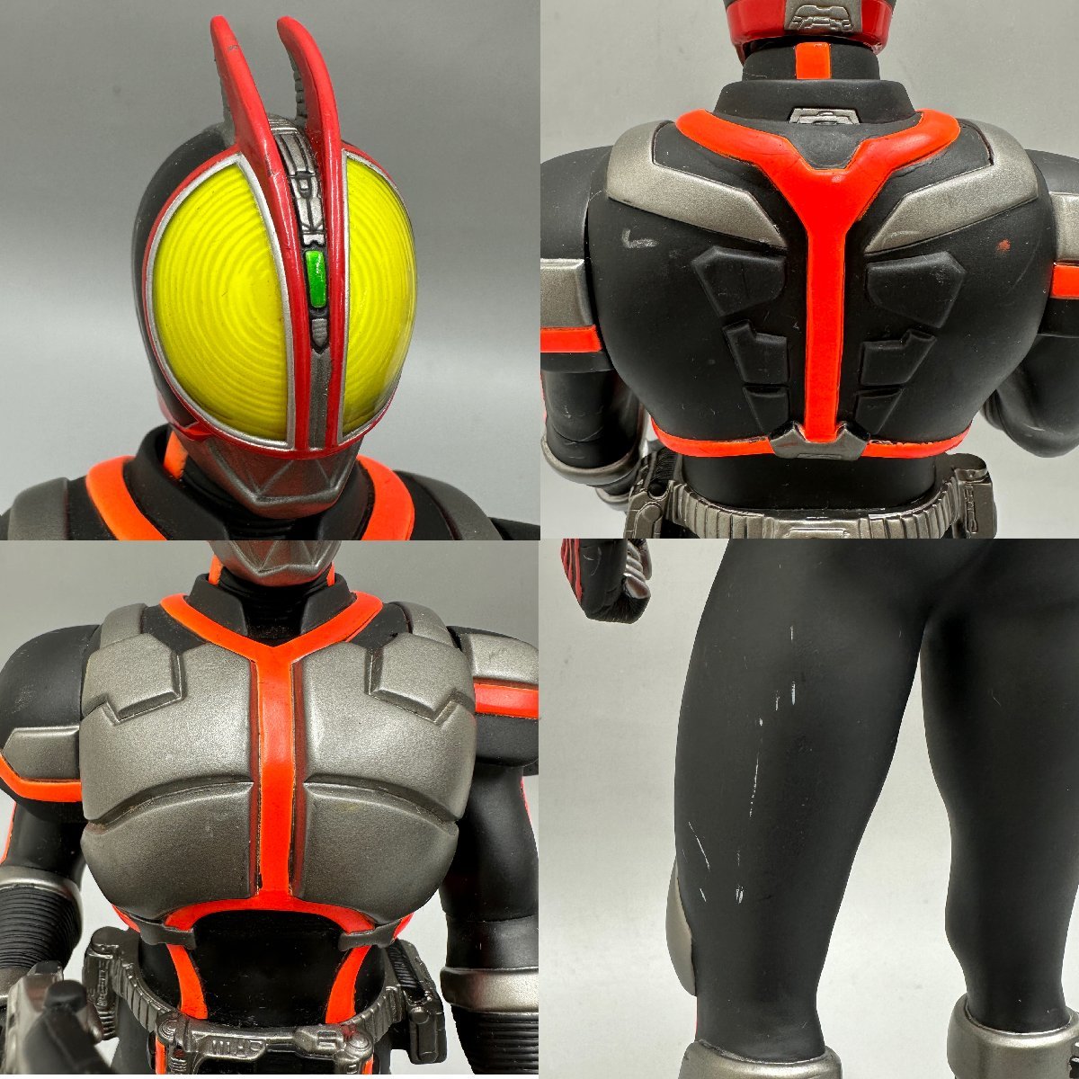 ●○[6]　仮面ライダー 555 ファイズ デルタ サイ 装着変身 超合金 未開封 BIG ソフビ フィギュア ４点セット　6/012306s○●_画像10