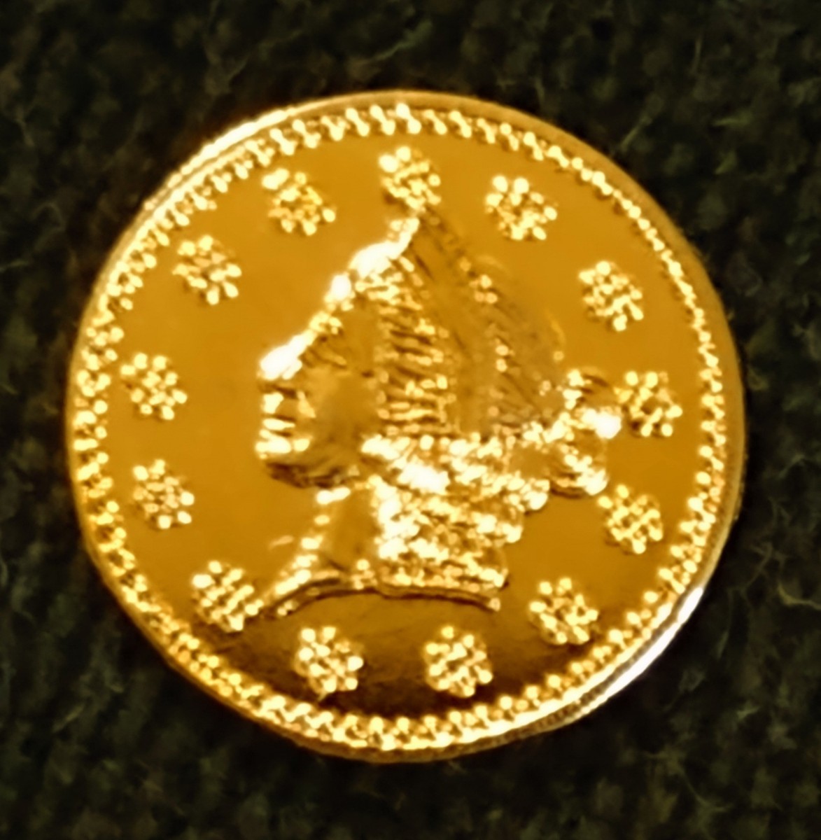 カリフォルニア金貨 1852 California アメリカ 古銭 記念硬貨_画像1