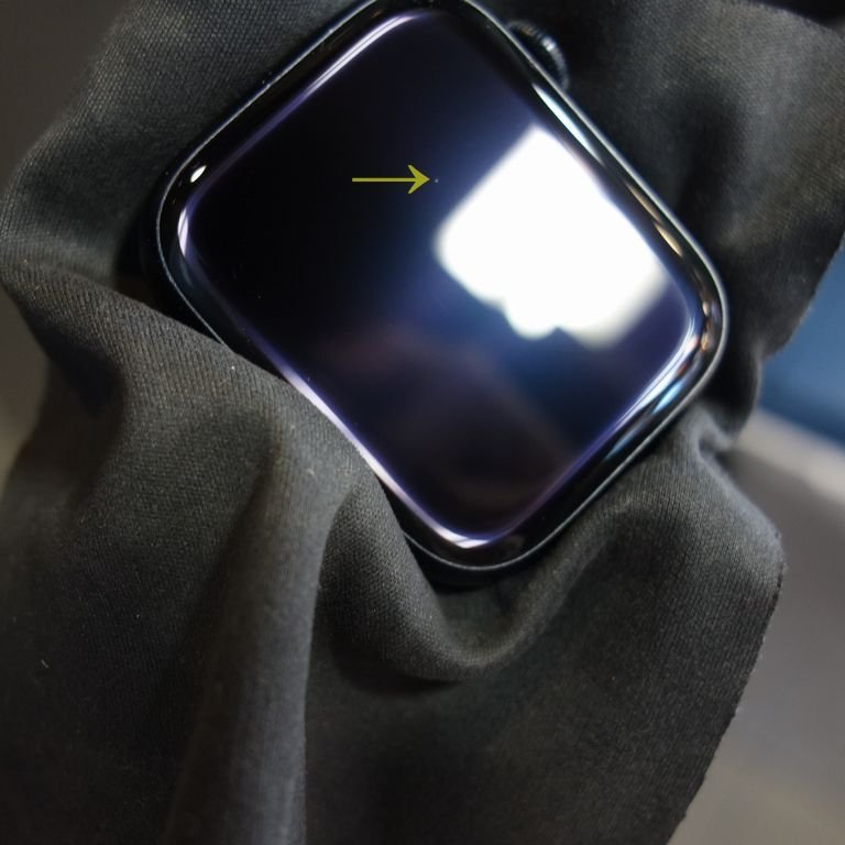 美品 *Apple保証24年9月* Apple Watch Series 9 45mm GPS アルミ ミッドナイト インボイス対応可 送料無料 【本0105-420-0111本】兼T_画像8