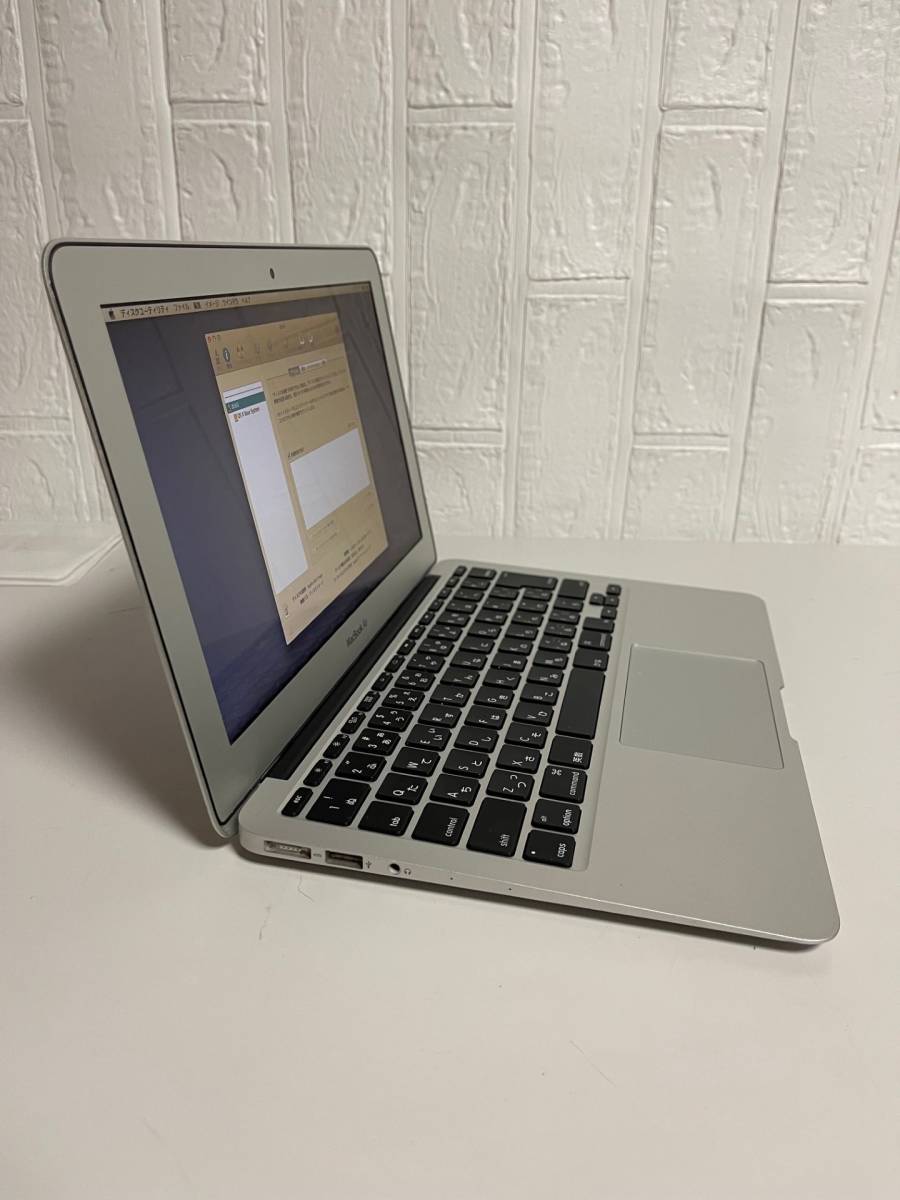 送料無料 SSD無しの為訳あり品 Apple MacBook Air A1465 Core-i5 4250U 1.3Ghz・ターボ最大2.6Ghz/4GB/SSD無/11.6インチ液晶搭載/日本語KB_画像7