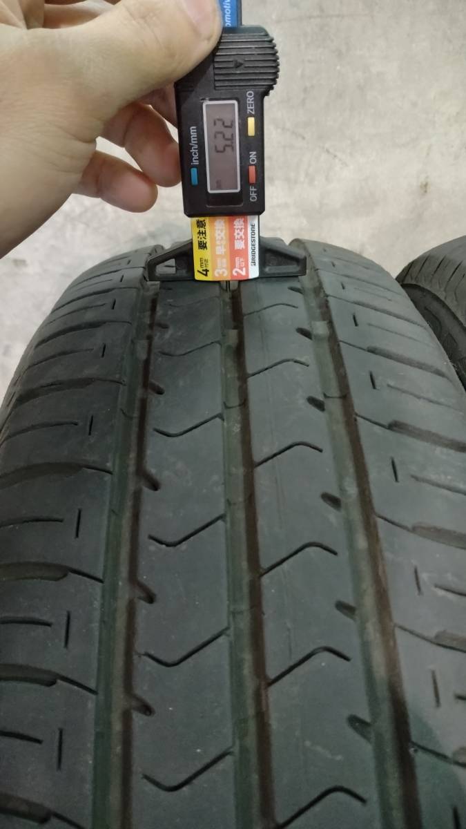 【即落札設定】★2019年製★ 175/65R15 BRIDGESTONE NH100C 中古 4本 175/65/15 ブリヂストン アクア ポルテ フィット スペイド_画像6