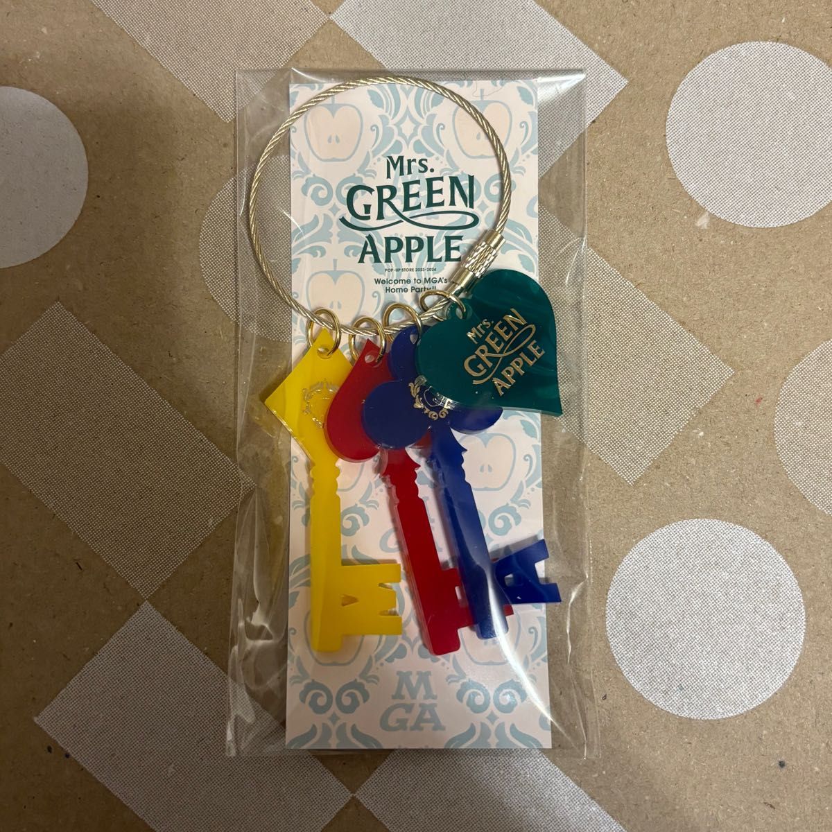 ミセスグリーンアップル　Mrs. Green Apple ミセス　ポップアップ　キーホルダー　キーチャーム　グッズ