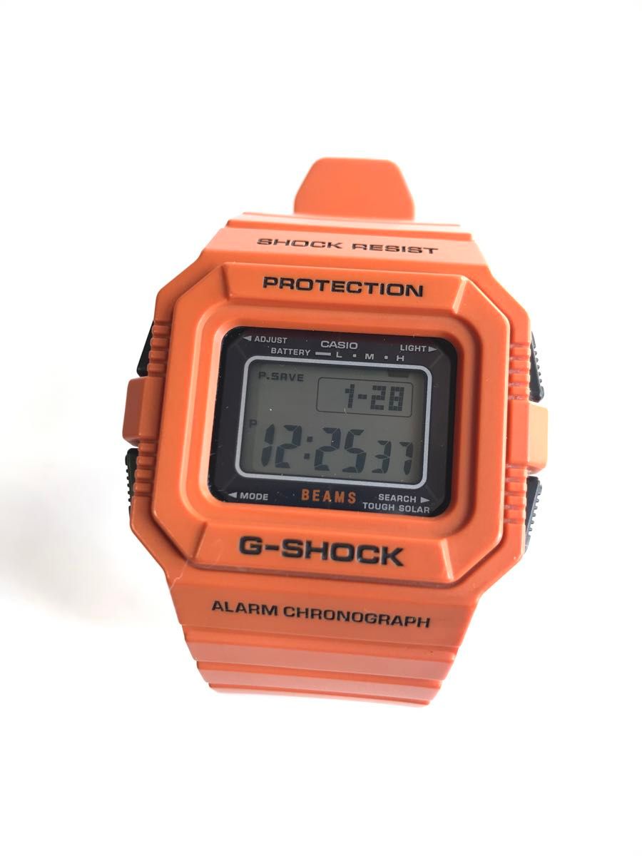 G-SHOCK BEAMS ビームス コラボ　タフソーラー　中古　オレンジ　CASIO カシオ　腕時計　30周年記念　30th