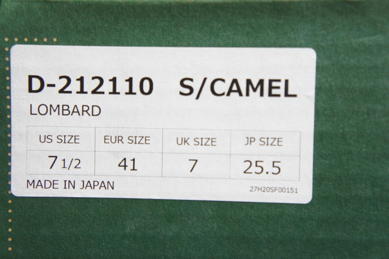 即決新品★ダナー★US7.5 JP25.5 D-212110　LOMBARDロンバード　スエードレザーシューズ　ビブラムソール　014_画像6