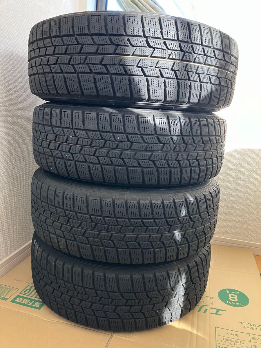 中古　2017製　国産スタッドレスタイヤ　4本　ホイールセット　195/65R  グッドイヤー　アイスナビ6