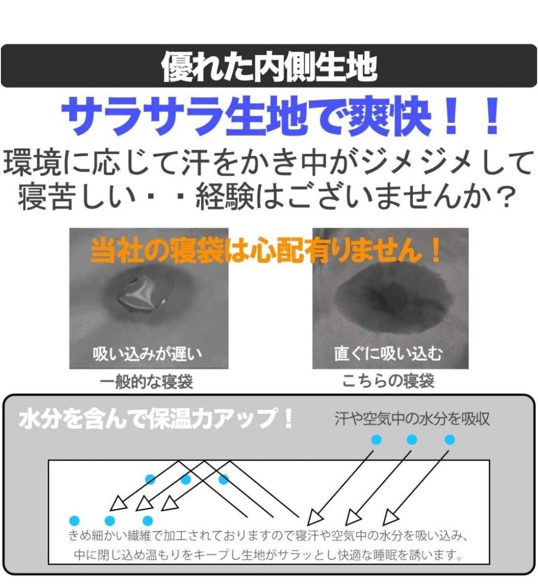 2個セット 210T ワイドサイズ 寝袋 シュラフ 封筒型 抗菌仕様 車中泊 防災 最低使用温度 -15℃