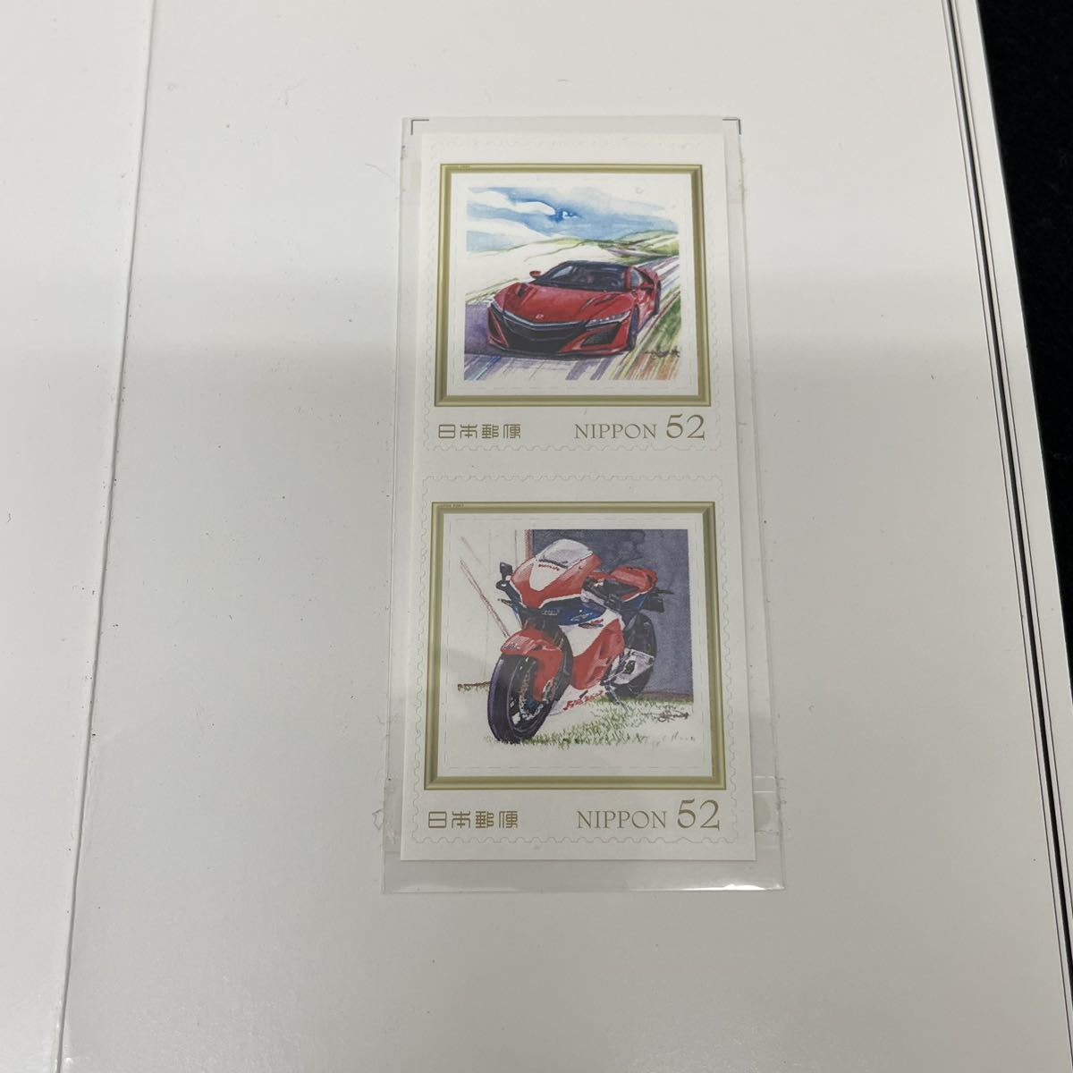 Honda Collection 2016 by Bow。Honda オリジナルフレーム切手セット ホンダコレクション2016 非売品 未使用の画像4