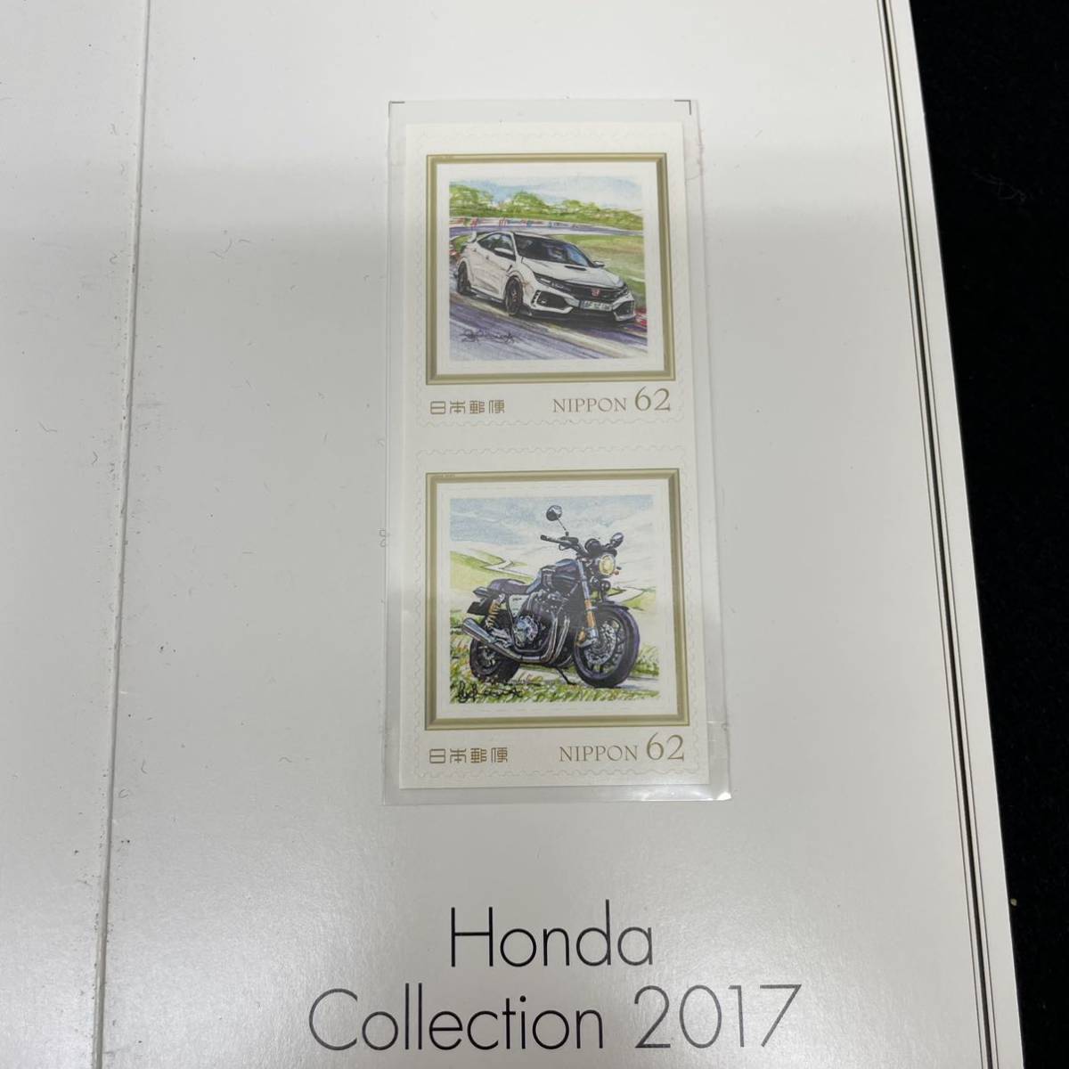 Honda Collection 2017 by Bow。Honda オリジナルフレーム切手セット ホンダコレクション2017 ② 非売品 未使用の画像4