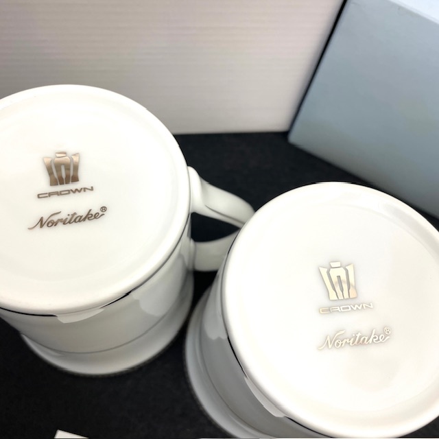 Noritake ～未使用～ノリタケ 愛知トヨタ クラウン マグカップ 口径約8cm 高さ約10cm 非売品 AICHI TOYOTA CROWN_画像7