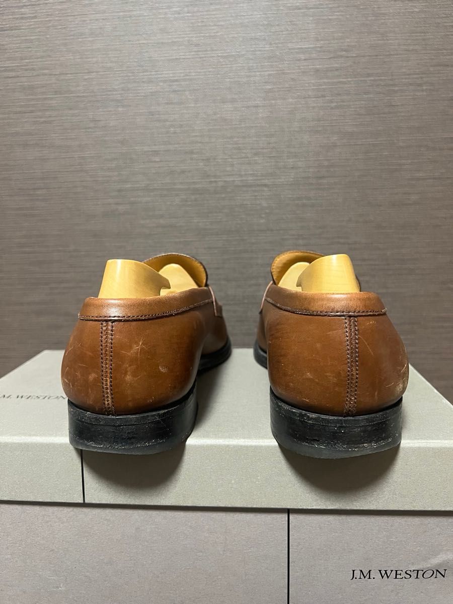 シューツリー付4/D#J.M. Weston/SIGNATURE LOAFER 180 ブラウン ジェイエムウエストン　ローファー