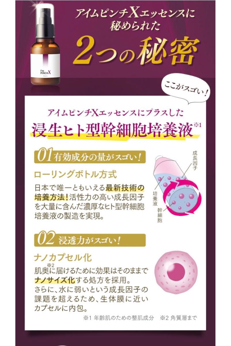 未来　I'm PINCH X 60ml ローション150ml 2点セット