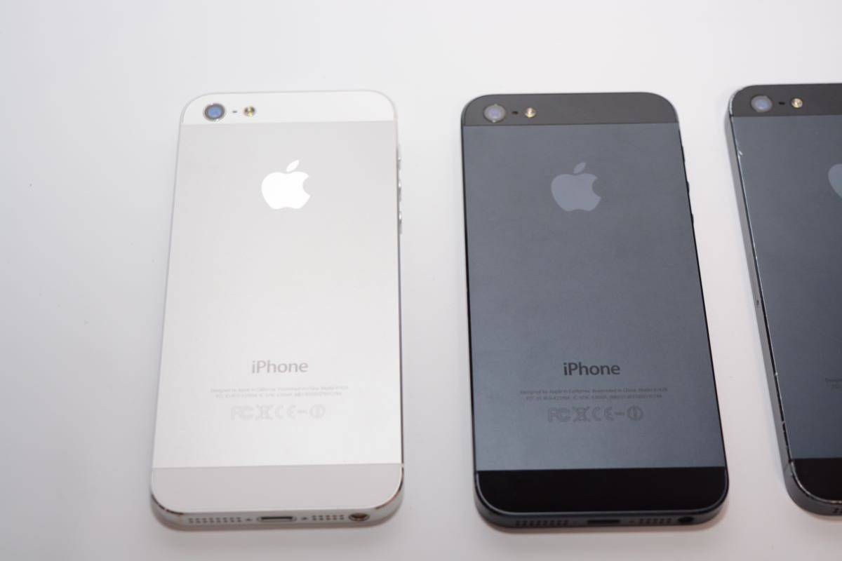 Apple iPhone5 iphone4 4台 まとめ セット 動作確認済み スマホ アップル スマートフォン Appleシール付き YouTube視聴可能 1円 旧型_画像5