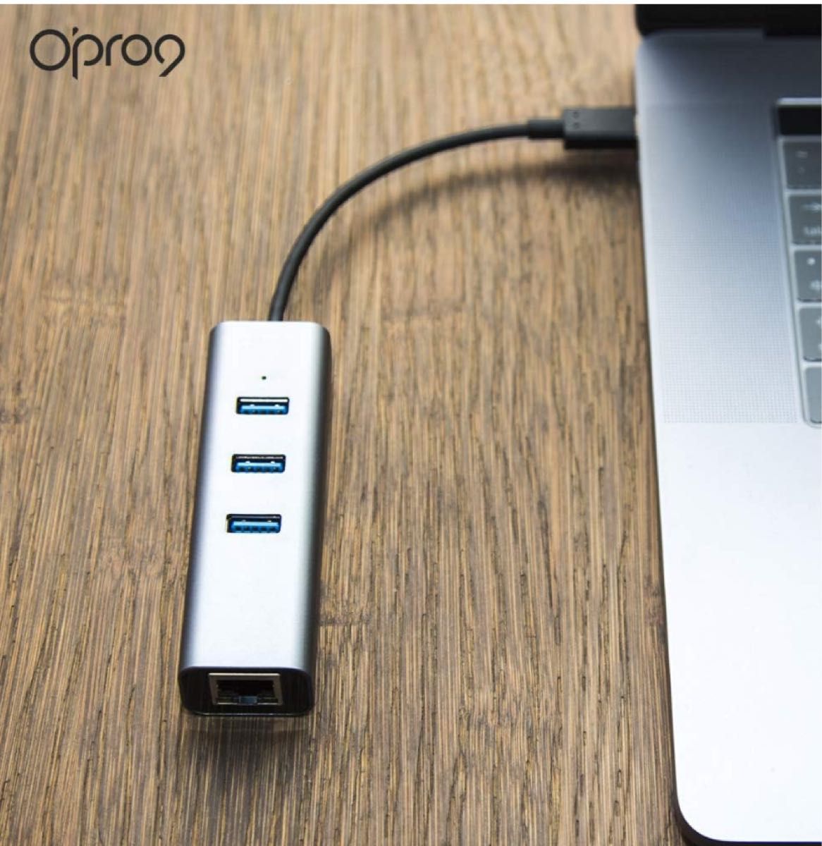  O'PRO9 USB-C 3ポート ハードウェアインターフェイス イーサネット, USB, Thunderbolt, USB-C