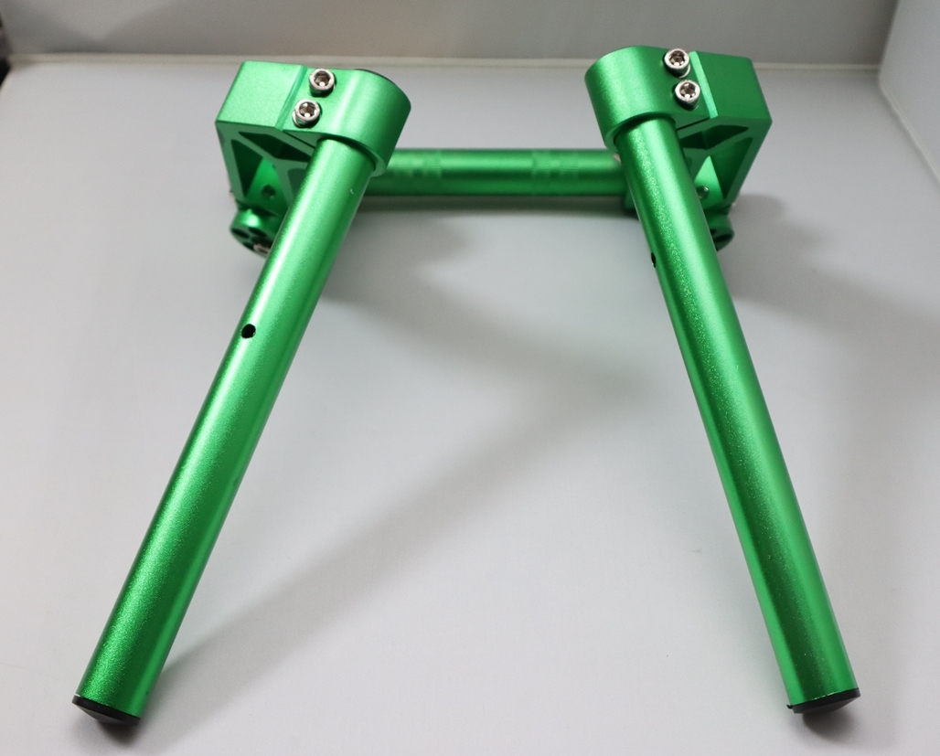可変・角度調整 汎用 緑 CNC アルミ ロボットハンドル ロボハン セパハン KSR-2 KSR80 KS-2 AR80 KX60 KX80 Z125 KX100 KX125 _画像2