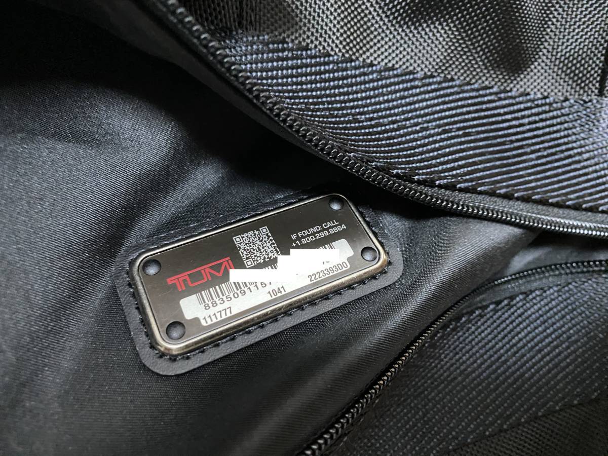 新品●TUMI トゥミ ALPHA BRAVO モントレー 2223393D0 ボディバッグ バリスティックナイロン スリング ワンショルダー 国内正規品 黒_画像7