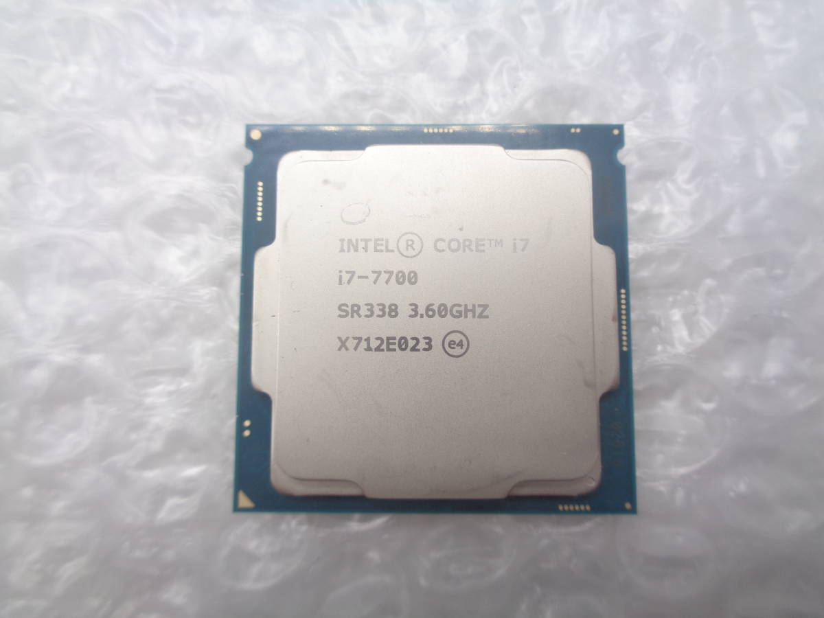 1円～ Intel Core i7-7700 3.60GHz SR338 LGA1151 中古動作品(C187