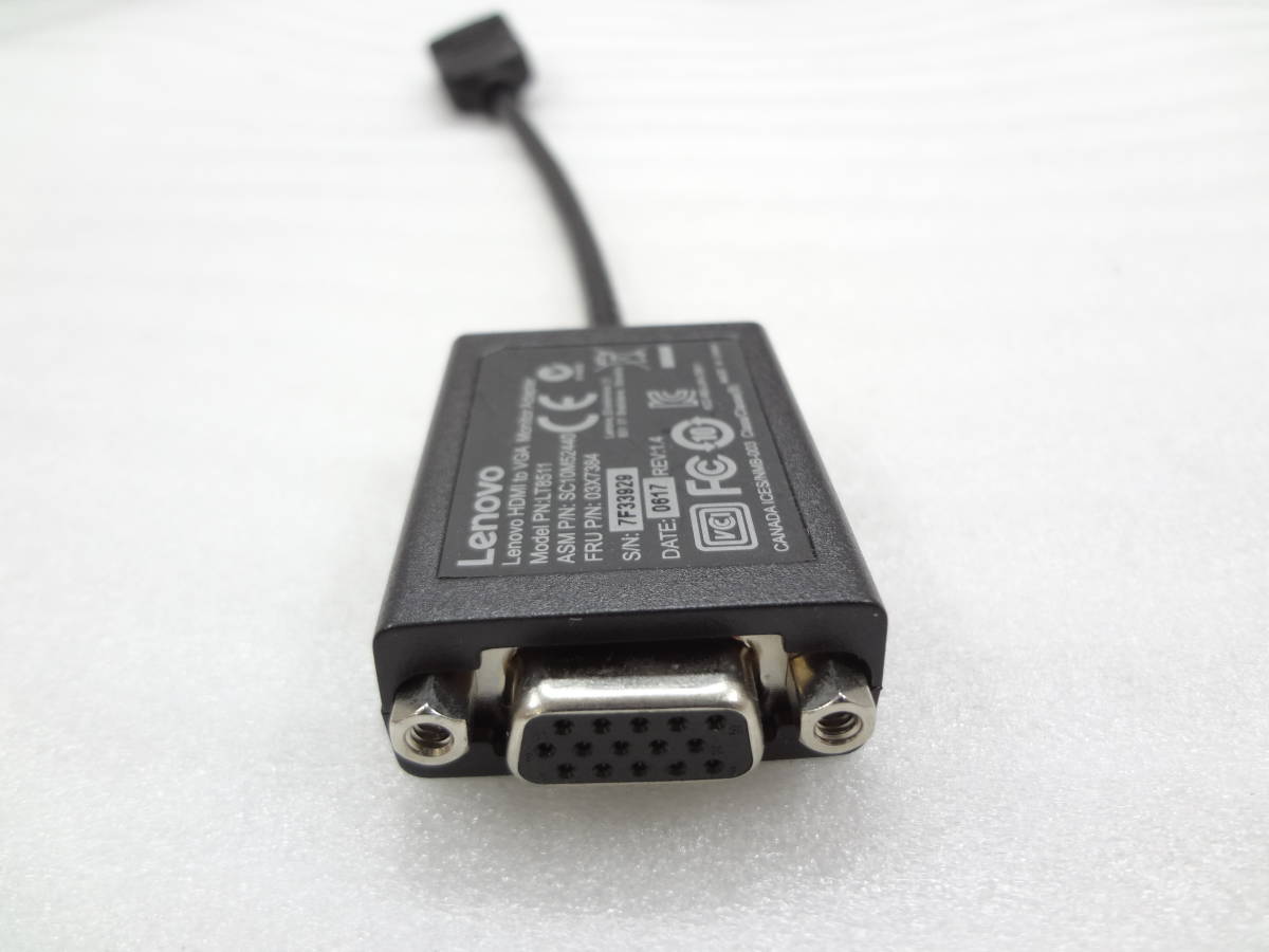 複数在庫★Lenovo LT8511 HDMI to VGA モニターアダプター★動作品（ADP3）_画像2