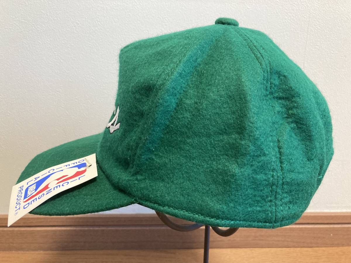 80s 90s デッドストック ヴィンテージ BOSTON CELTICS バスケットボール NBA セルティックス ウールキャップ CAP 帽子 スナップバック_画像4