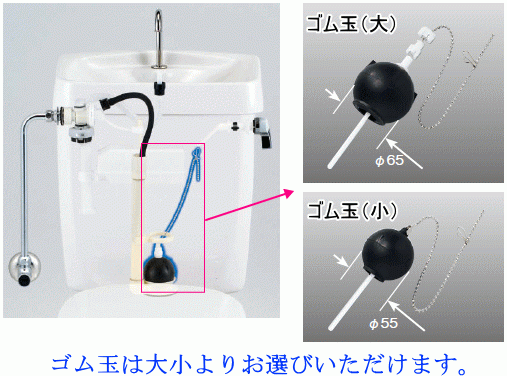 LIXIL・INAX　リクシル・イナッ クス　便器用取替フロートゴム玉 　TF-10R-L(S)_画像2