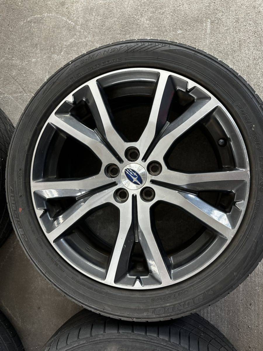 インプレッサ タイヤホイールセット　ダンロップ　ルマン5 17インチ 205/50R17_画像2