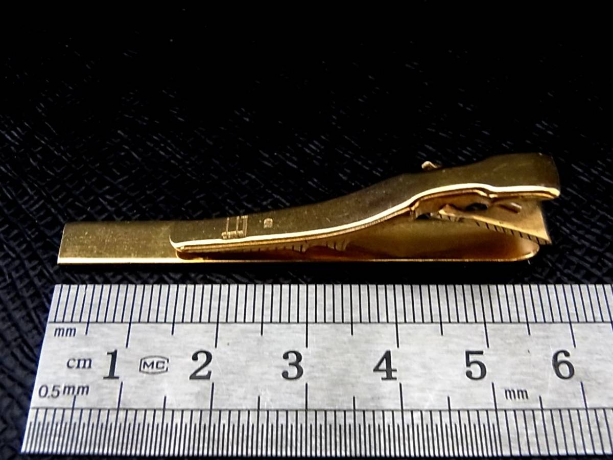 *N3925*#USED товар среднего качества #[dunhill] Dunhill [ Gold ]# запонки & галстук пинцет!