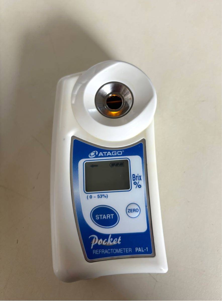 アタゴ　ポケット糖度計 PAL-1　ATAGO POCKET REFRACTOMETER 通電確認済み_画像3