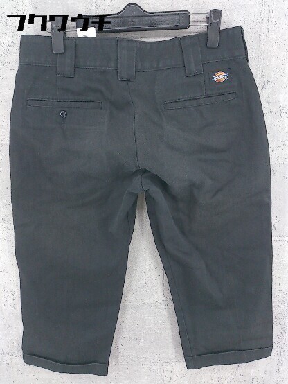 ◇ Dickies ディッキーズ ロールアップ 七分丈 クロップド パンツ W76　30 ブラック # 1002798856608_画像3