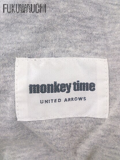 ◇ MONKEY TIME モンキータイム UNITED ARROWS ユナイテッドアローズ 長袖 ジップアップ ジャケット S ブラック メンズ_画像4