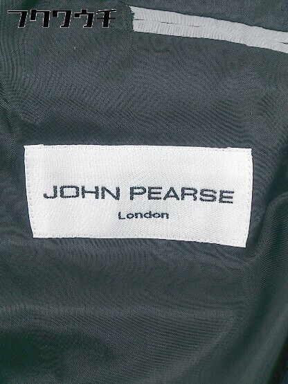 ◇ John Pearse ジョンピアース ストライプ テーラード ジャケット サイズY5 ネイビー メンズ_画像4