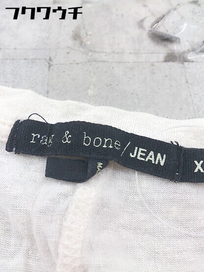 ◇ RAG＆BONE ラグ＆ボーン Vネック 半袖 Tシャツ カットソー サイズXS ベージュ メンズ_画像4