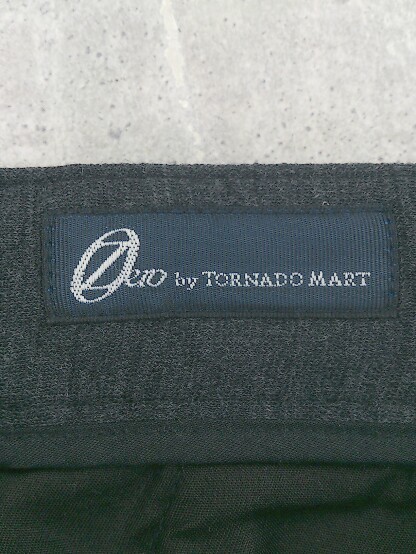 ◇ zero by tornado mart ゼロバイトルネードマート ウール タック パンツ サイズS ダークグレー ブラック メンズ_画像4