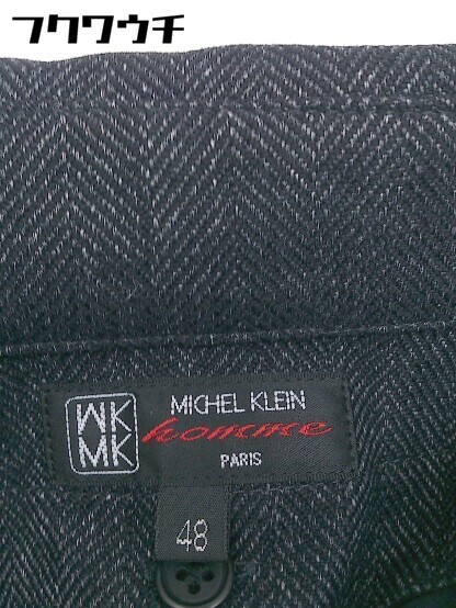 # * MK MICHEL KLEIN homme Michel Klein Homme liner attaching coat size 48 black group men's 