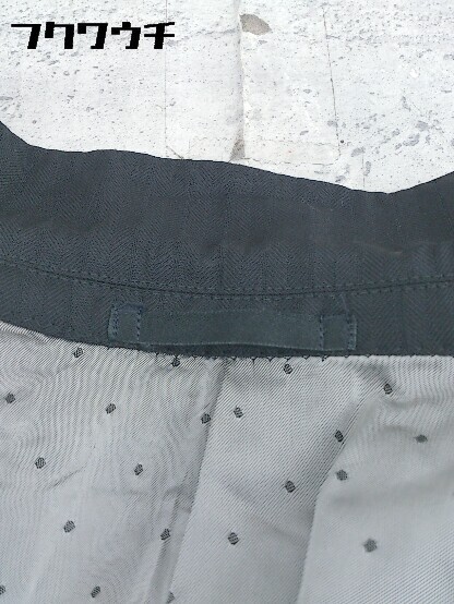 ■ IASON 総裏地 シャドウストライプ シングル パンツ スーツ 上下 ブラック メンズ_画像7